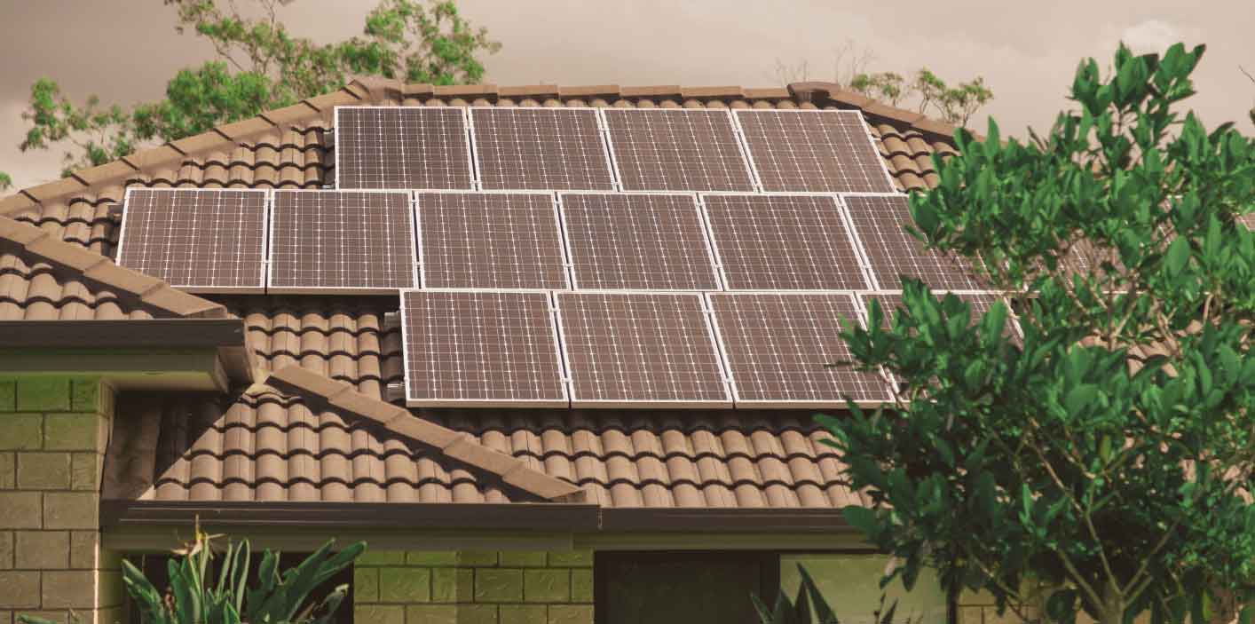 roofing Roofing - a roof with solar panels